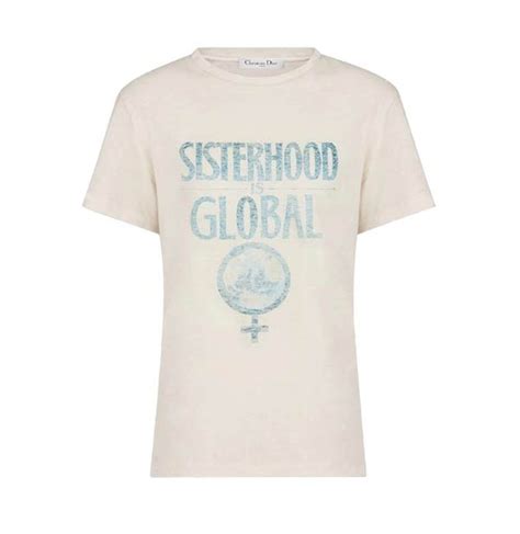 sisterhood is global t shirt dior